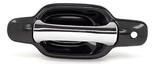Manilla Externa Delantera Izquierda Luv D Max 02-11 Negro Cromada