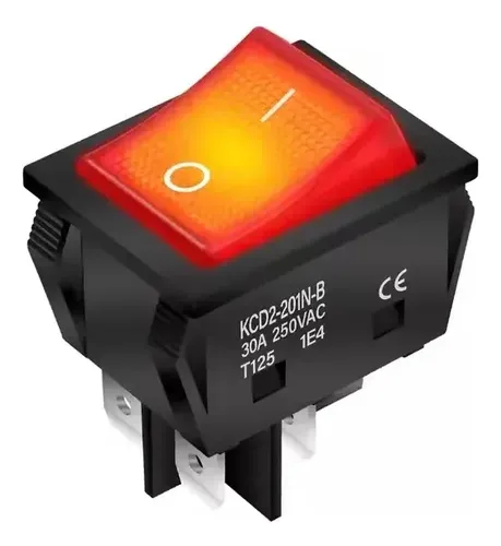Switch Interruptor On/off Led 30a 125v 4pin Heavy Duty